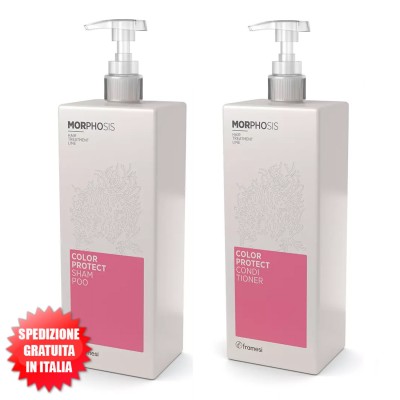 Set per Capelli Colorati Color Protect Shampoo 1000ml + Conditioner 1000ml Morphosis FRAMESI FRAMESI - 1
