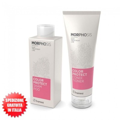 Set Color Protect Shampoo 250ml + Conditioner 250ml Morphosis FRAMESI